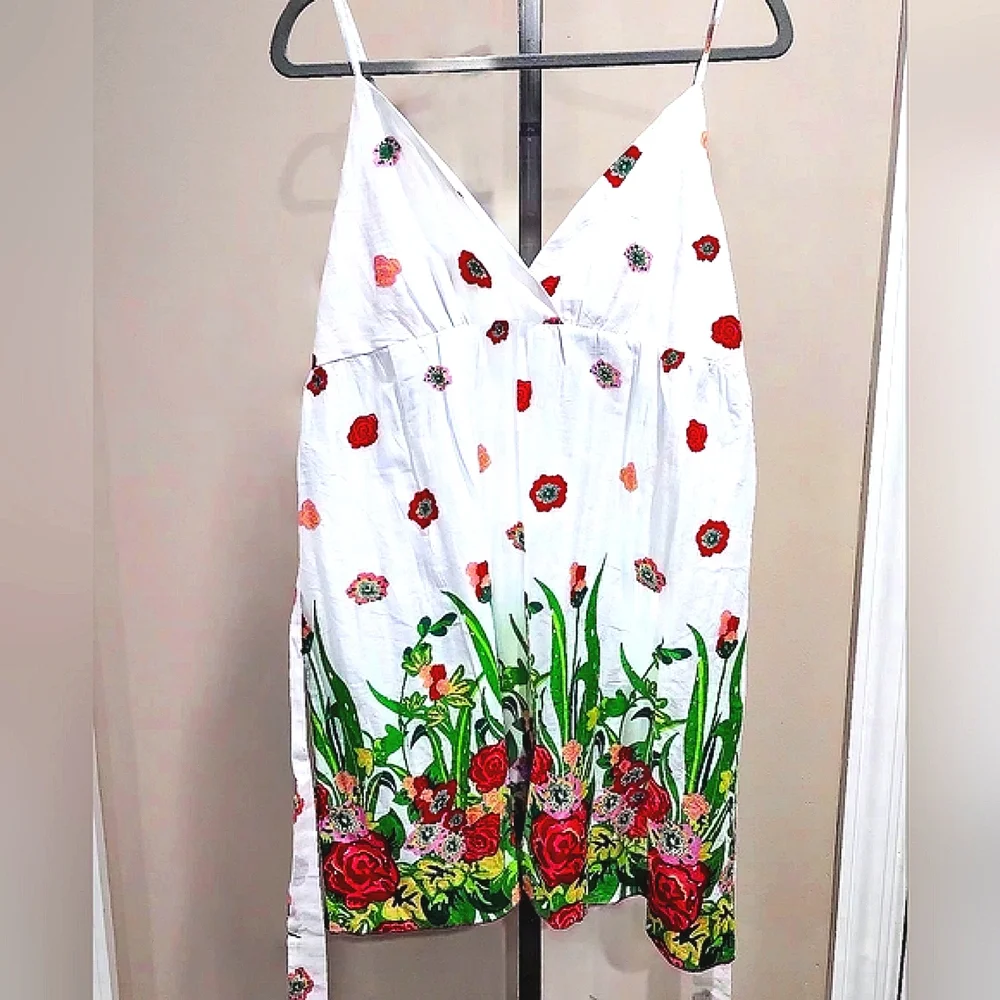 NWT Jasmine London Floral Print Sundress Size Large - Picture 6 of 12